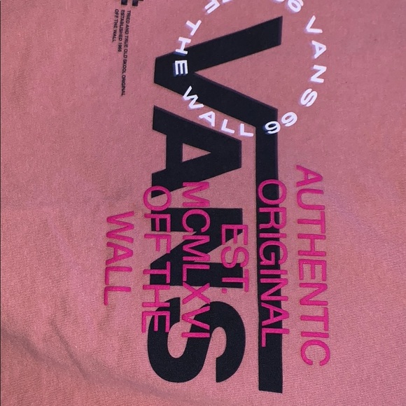 Pink Vans Crop Top - Picture 2 of 2
